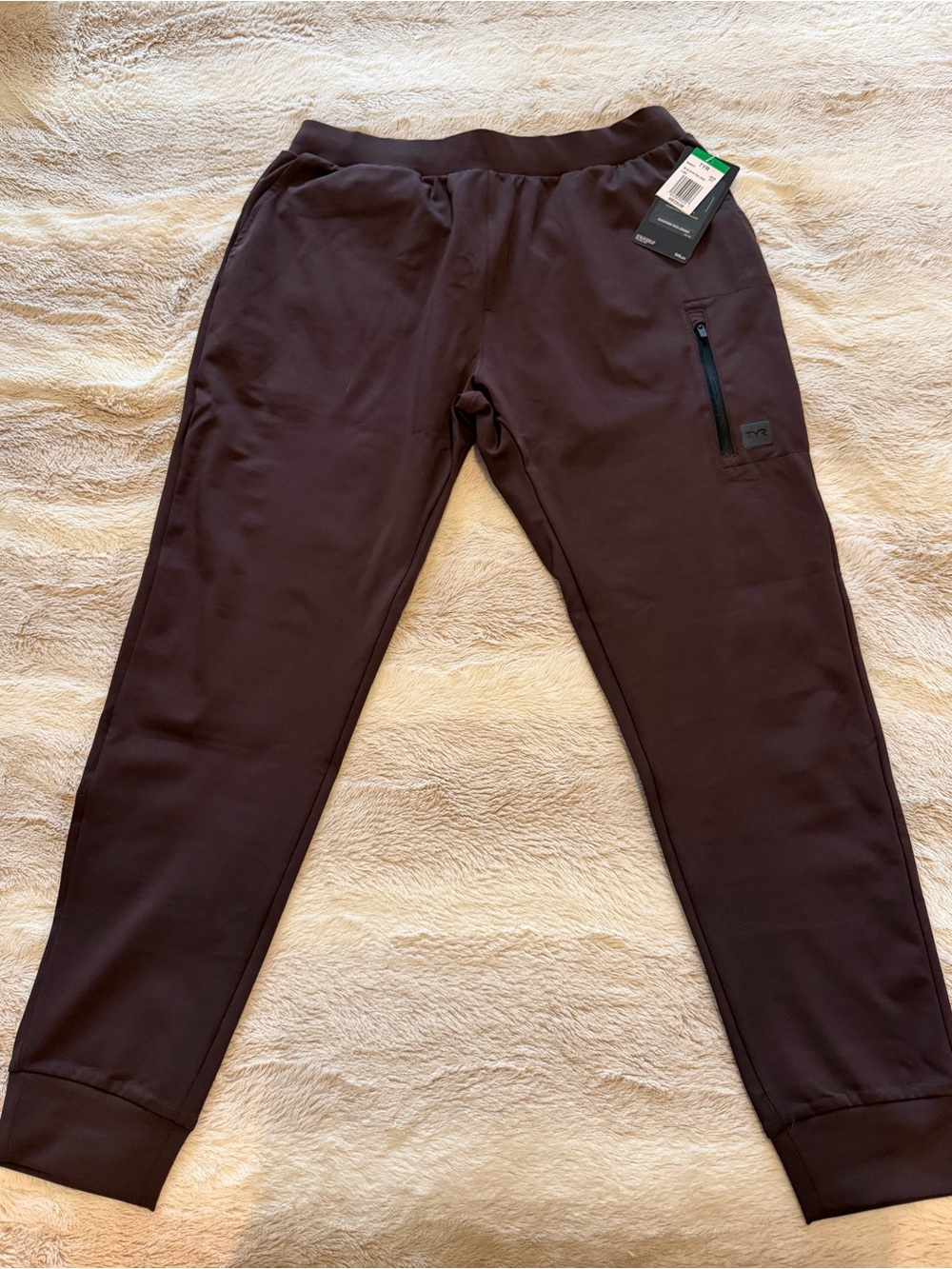 TYR Men's Brown Elevation Tech Jogger Pants